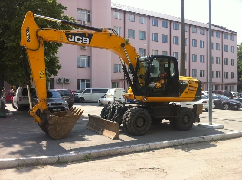экскаватор jcb js160w, экскаватор jcb js200w, колесный экскаватор jcb, колесный экскаватор jcb js160w, экскаватор jcb 145w