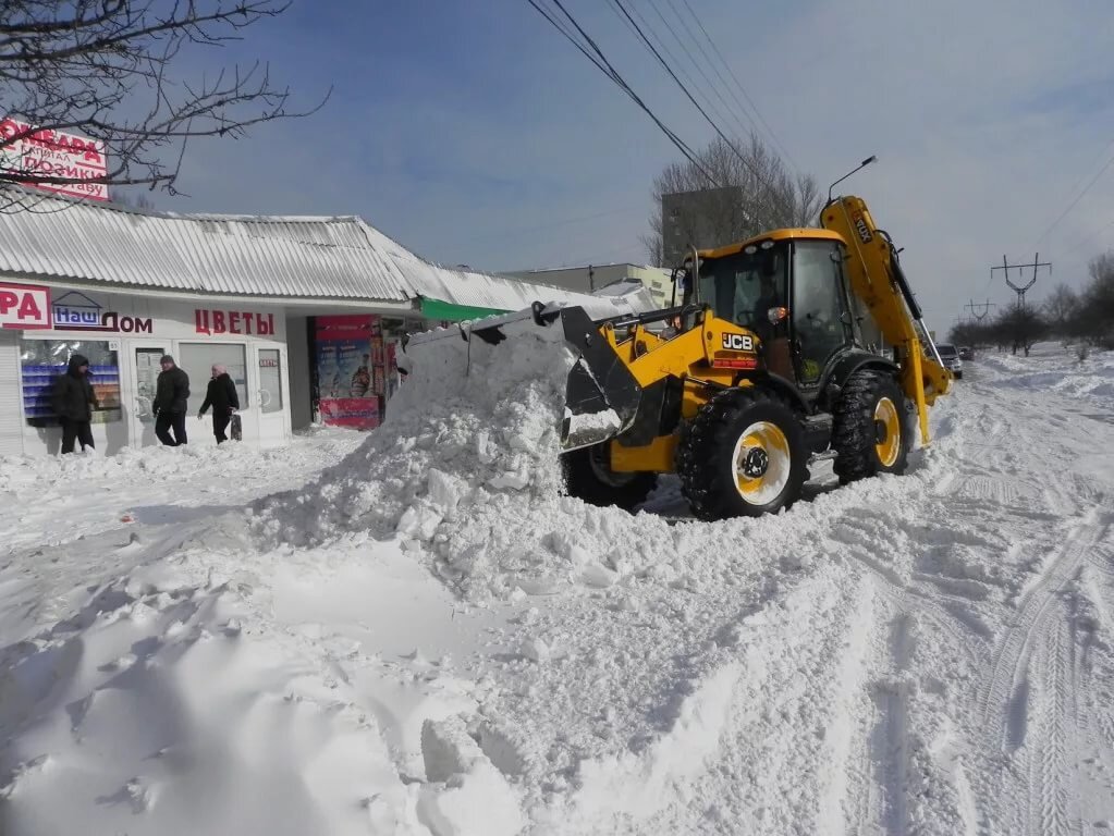 погрузчик jcb, jcb 3 cx, экскаватор погрузчик jcb, вывоз снега, jcb 4 cx