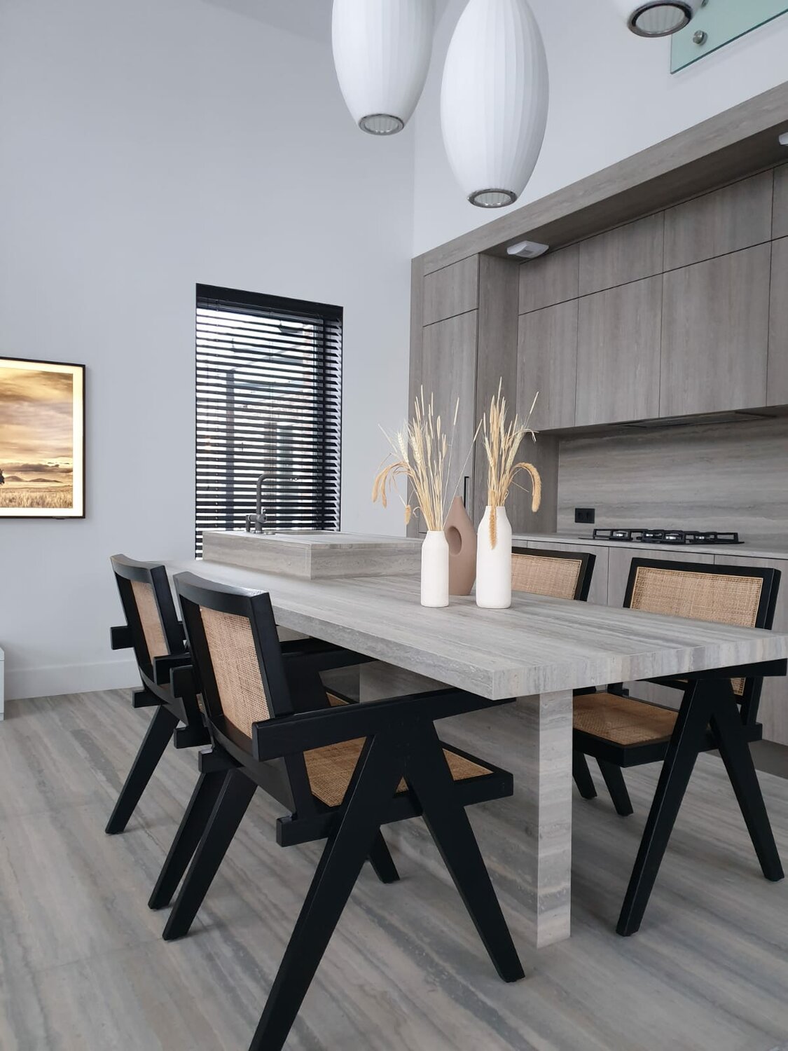 обеденный стол дизайн, обеденный стол, обеденный стол идеи, интерьер загородного дома, стол обеденный лофт дуб вотан