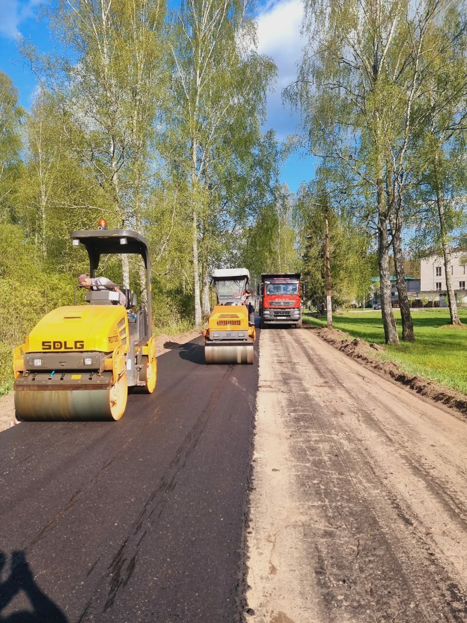 асфальтирование, дороги конаково, дорожно-строительный трест 1, ремонт дорог, дорожные работы