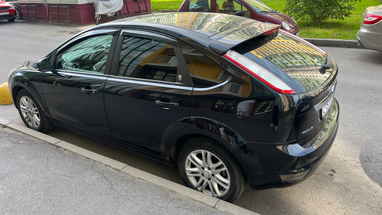 форд фокус хэтчбек, черный форд фокус, ford focus 2 рестайлинг черный, ford focus 2 рестайлинг хэтчбек черный, Ford Focus ST II Рестайлинг
