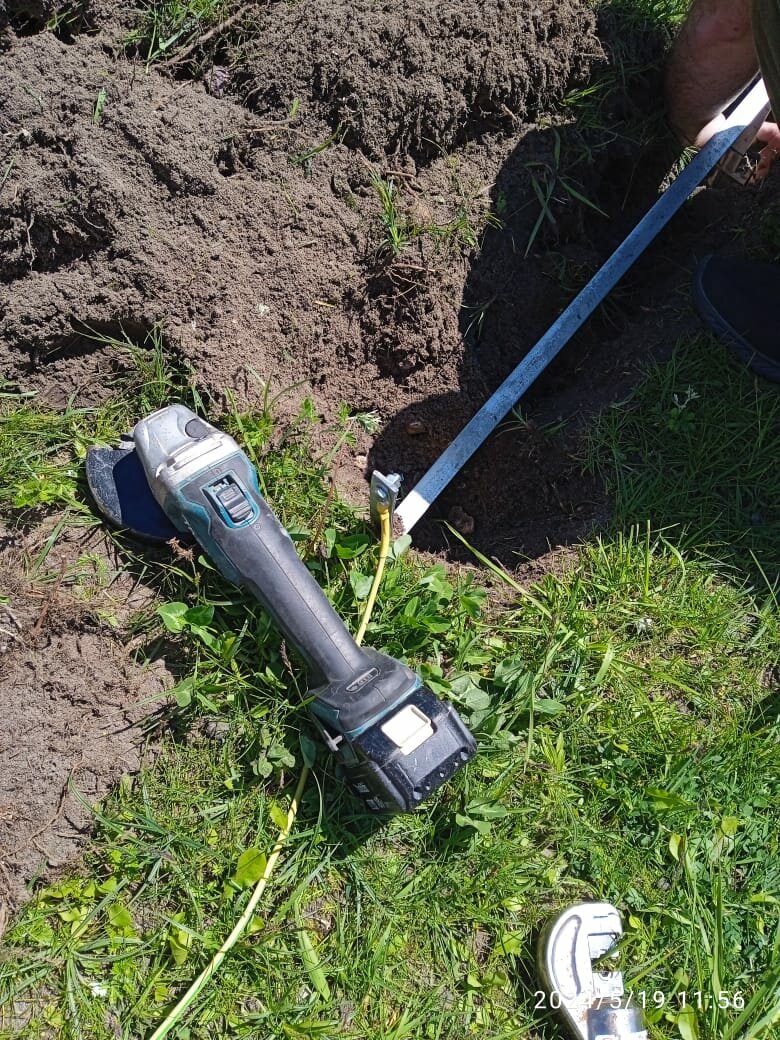 дачный водопровод, бур для копки ям под столбы, электротяпка gloria gardenboy plus 400, разводка воды по участку для полива, водопровода на дачу