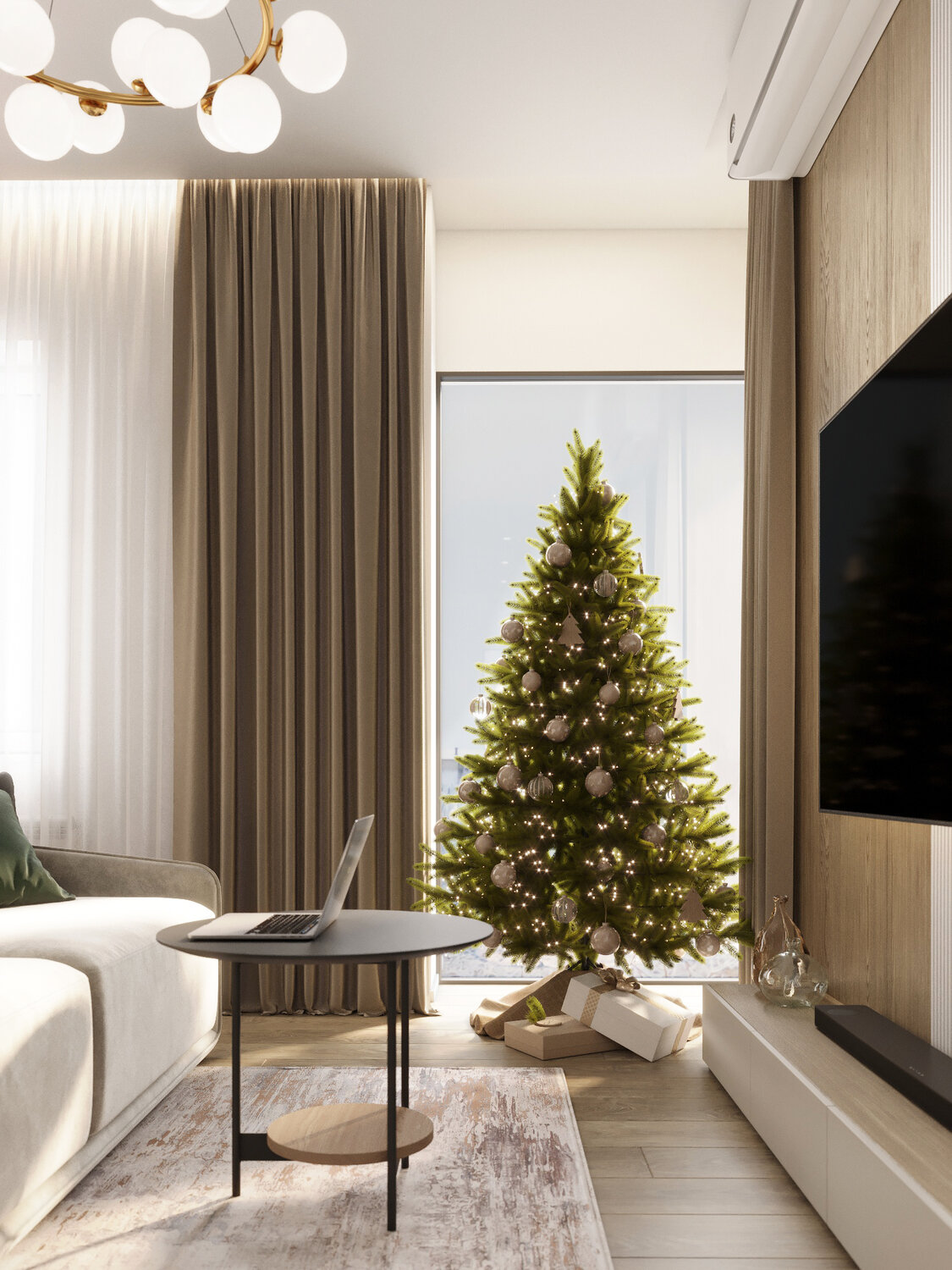 стильная елка, елка искусственная новогодние, искусственная ель, елка искусственная, красивая елка