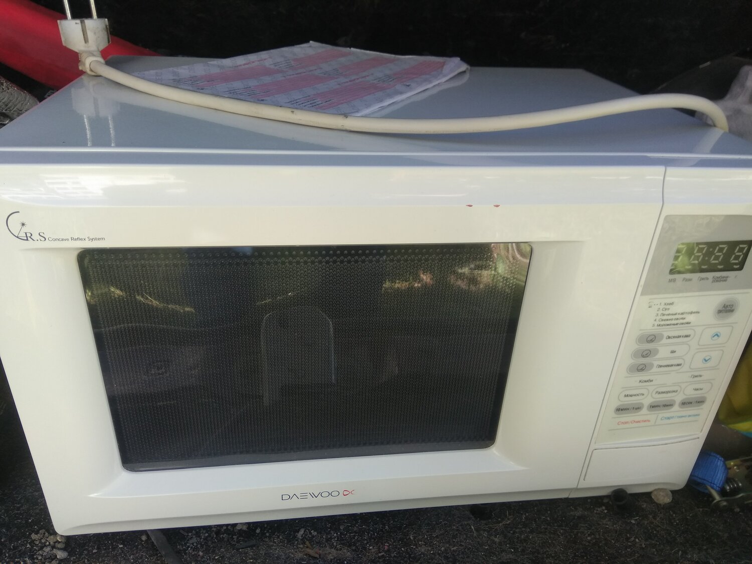 микроволновая печь, бытовая техника, техника, старые микроволновка daewoo 1997, микроволновая печь panasonic nn-k652