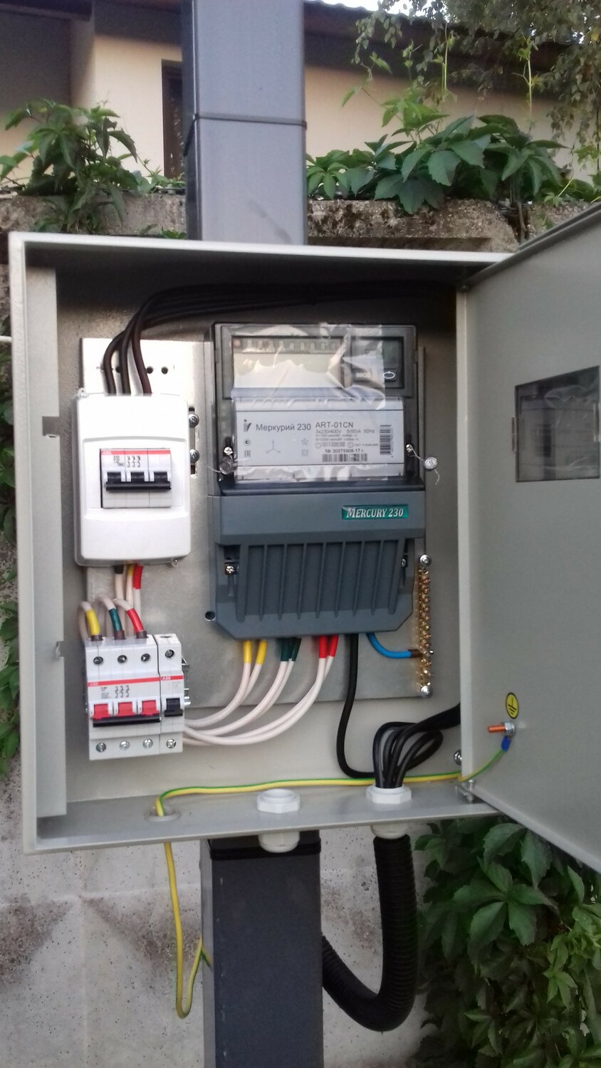 щит учёта 380 вольт 15 квт, щит учета для трехфазного счетчика 100а, щит учета 15 квт заземление тт, вводной щит на 380 вольт, щит учета мрск 15 квт