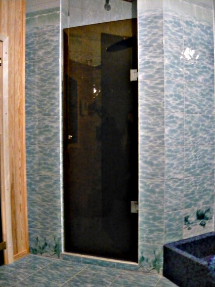 дверь стеклянная, черная дверь для сауны, дверь стеклянная бронза, дверь, дверь suovi стандарт бронза