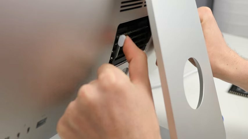 imac, imac 27 2017 крышка для оперативки, imac 27 замена оперативной памяти, imac g3 ram upgrade, imac 2019 ram