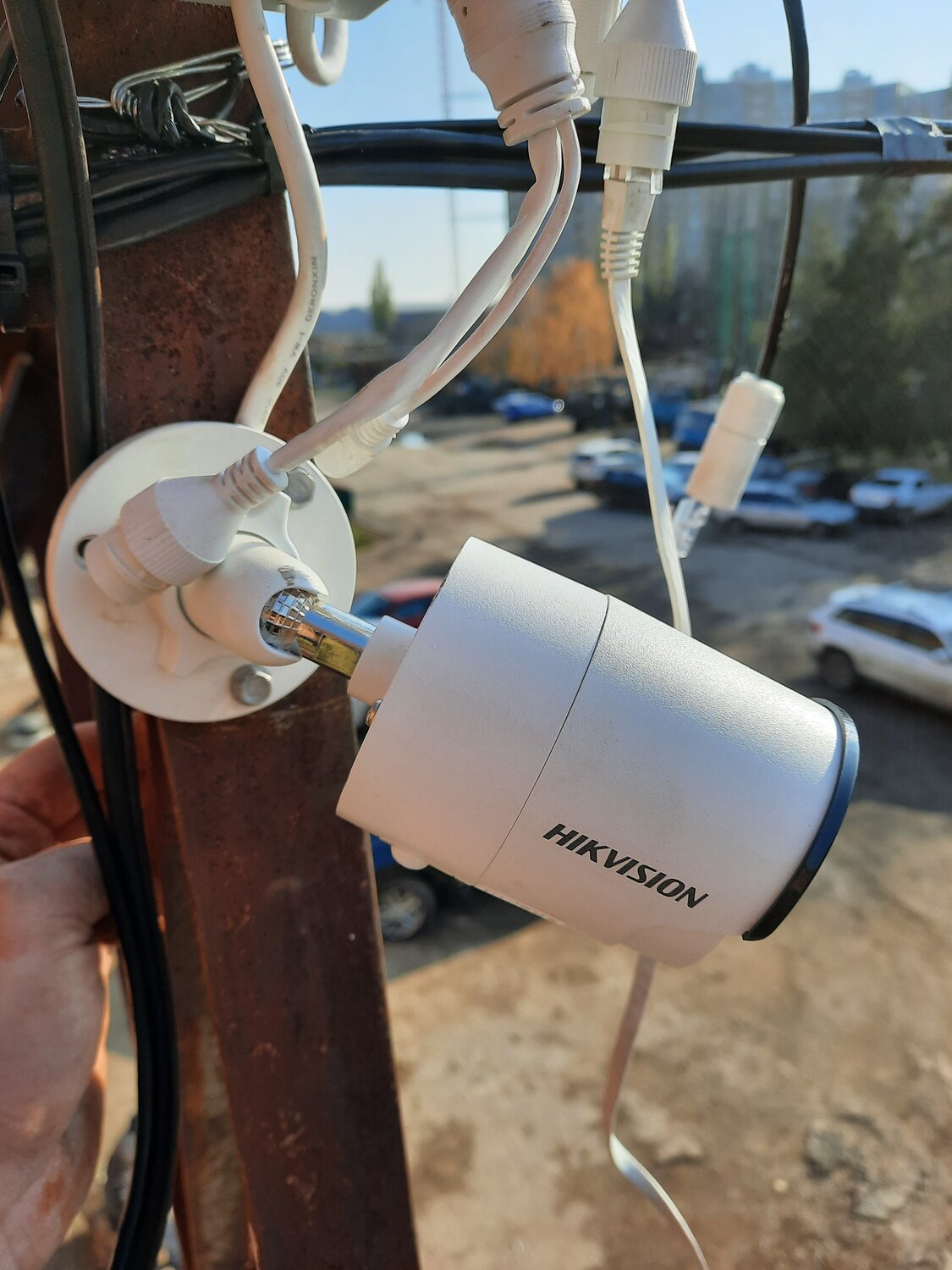электроприбор, ip-камера, оборудование, видеокамера hikvision ds-2cd2022wd-i, 4мм 1920x1080пикс 60.4x76.9x139.28мм, электроника