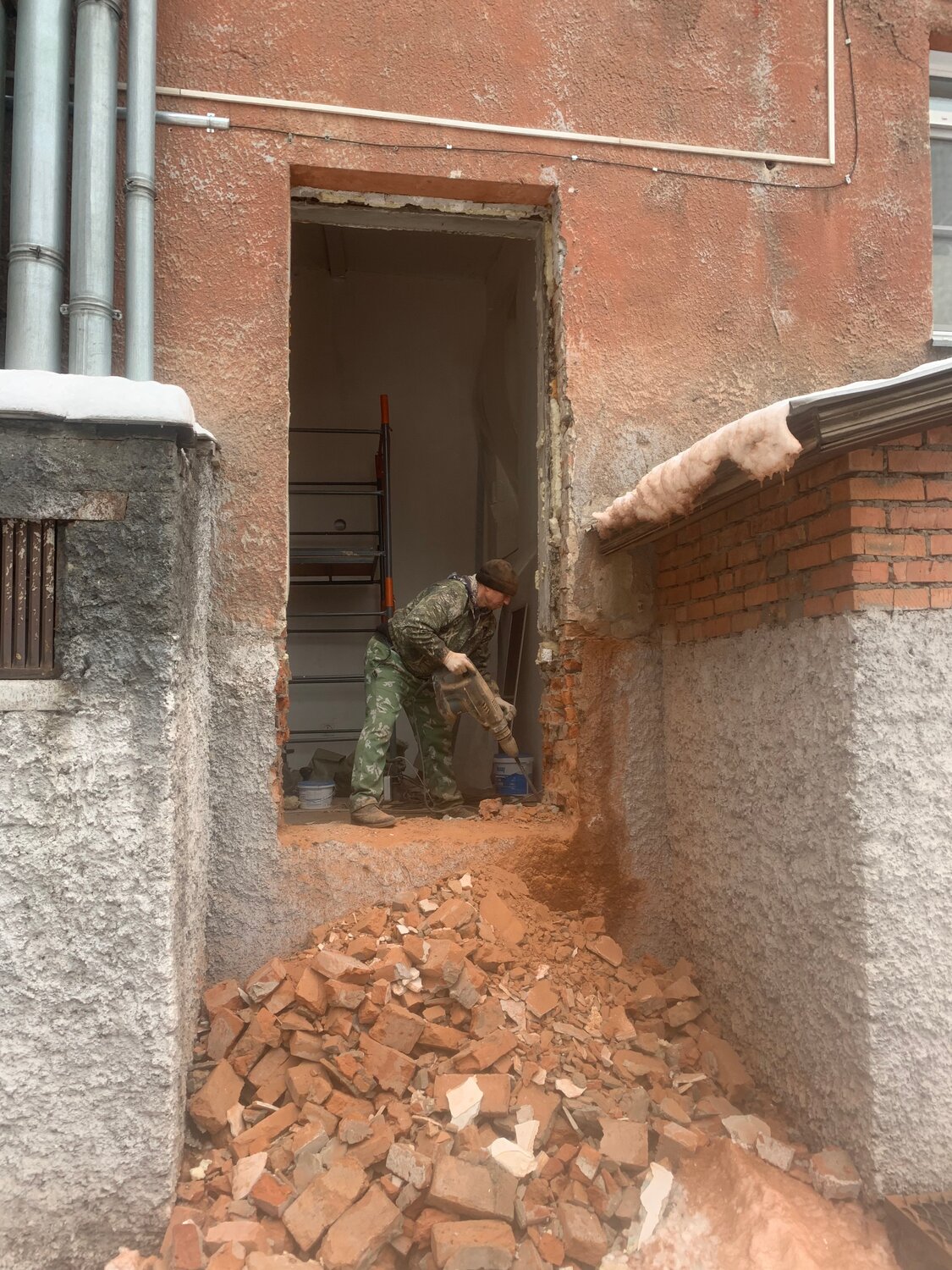 здание, демонтаж стен, мин нет сирия, кладка, военный