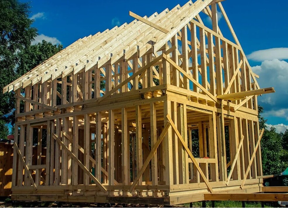 строительство каркасных домов, силовой каркас 6х6м, каркасный дом каркас, двухэтажный каркасный дом каркас, каркасный дом