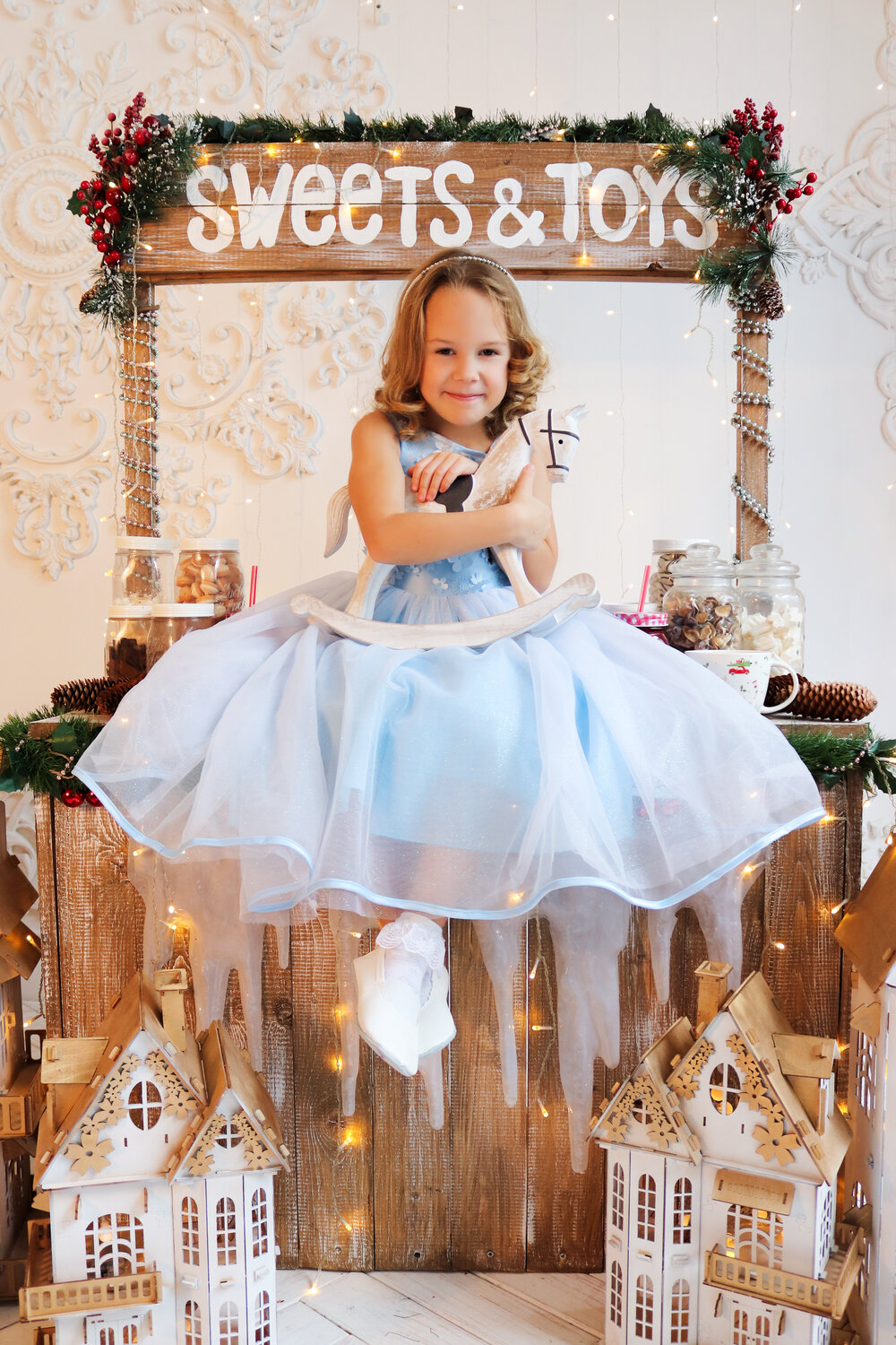 новогодние открытки, поступление новогодних платьев, детский праздник, фотосессия, платье для девочки