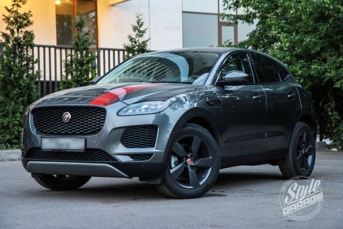 jaguar e-pace, ягуар e-pace черный, jaguar e pace обвесы, ягуар е pace 2018, Audi Q7 I