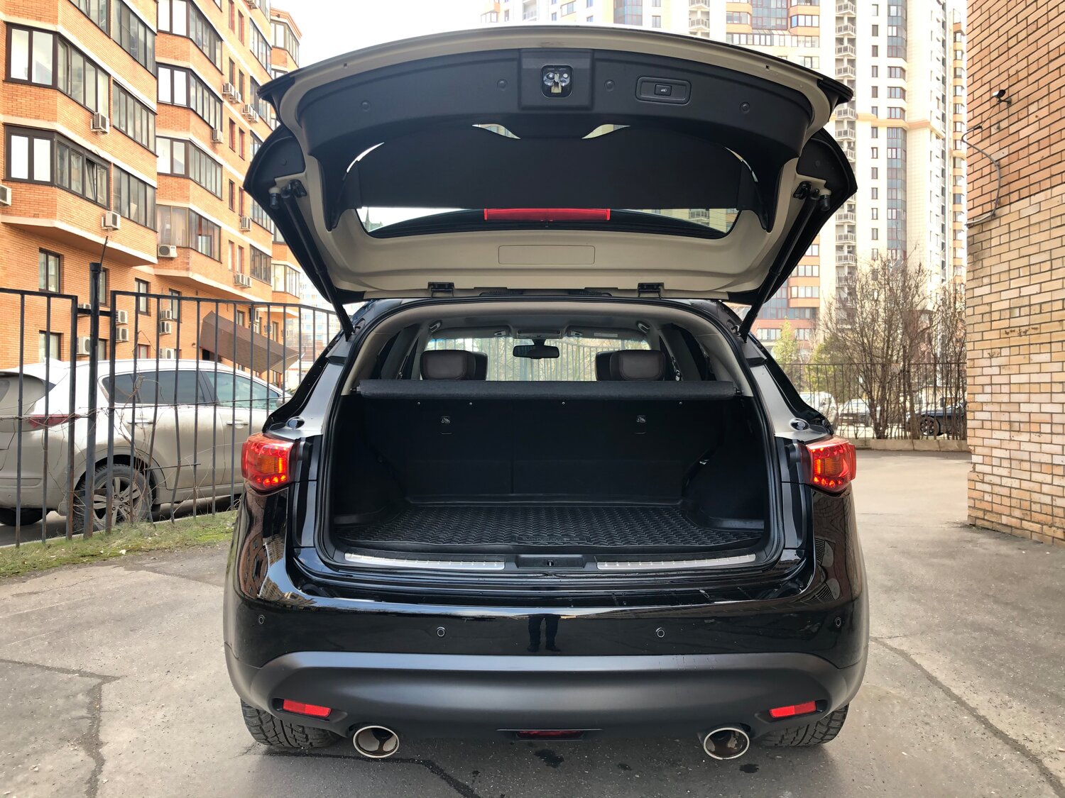 infiniti ex37 багажник, fx37 багажник зад, инфинити ех35 вид багажник, qx70 3.0d багажник, Infiniti FX II Рестайлинг