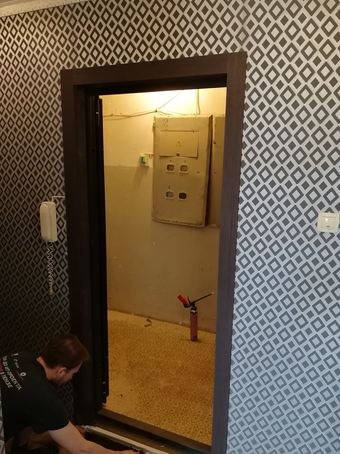 квартира, комната, дверь, жилой комплекс, стен