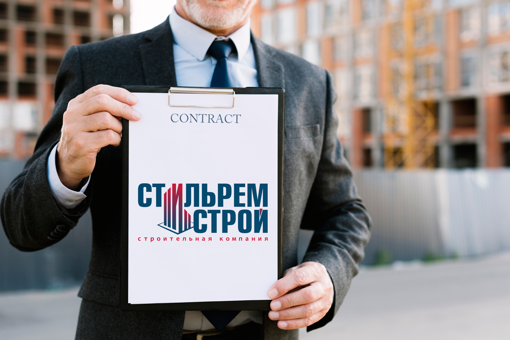 строительная компания, логотип мокап, строительная, бизнес, бизнес с нуля