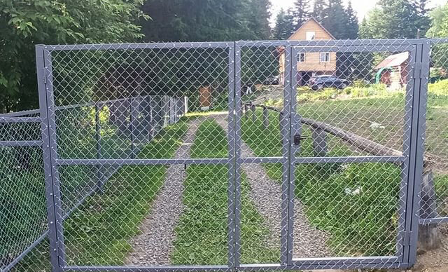 забор из сетки рабицы секционный, забор из рабицы, забор из сетки рабицы 2 метра, забор из сетки рабицы, заборы из рабицы с бетонированием