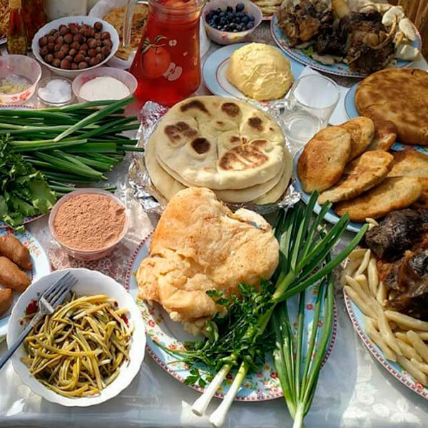 чеченский стол, кухня ингушетии, ингушская кухня, чеченская кухня, узбекская кухня