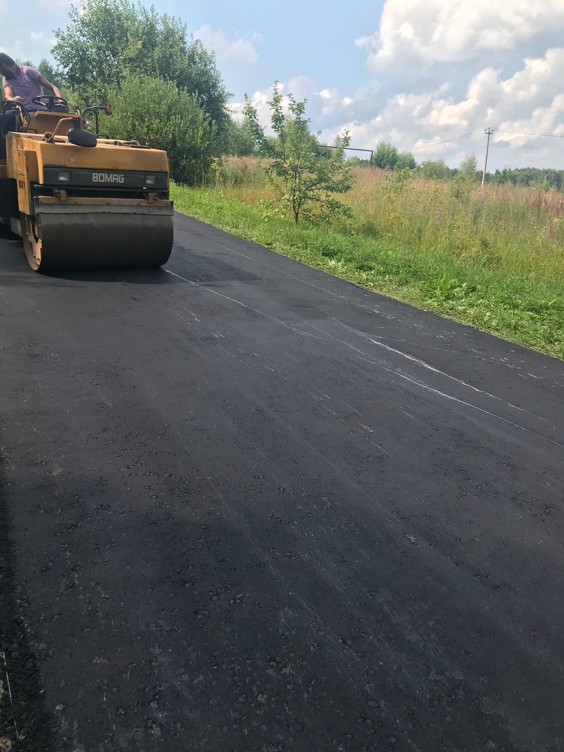 асфальтирование, дорога асфальт, асфальт, укладка асфальта, новый асфальт