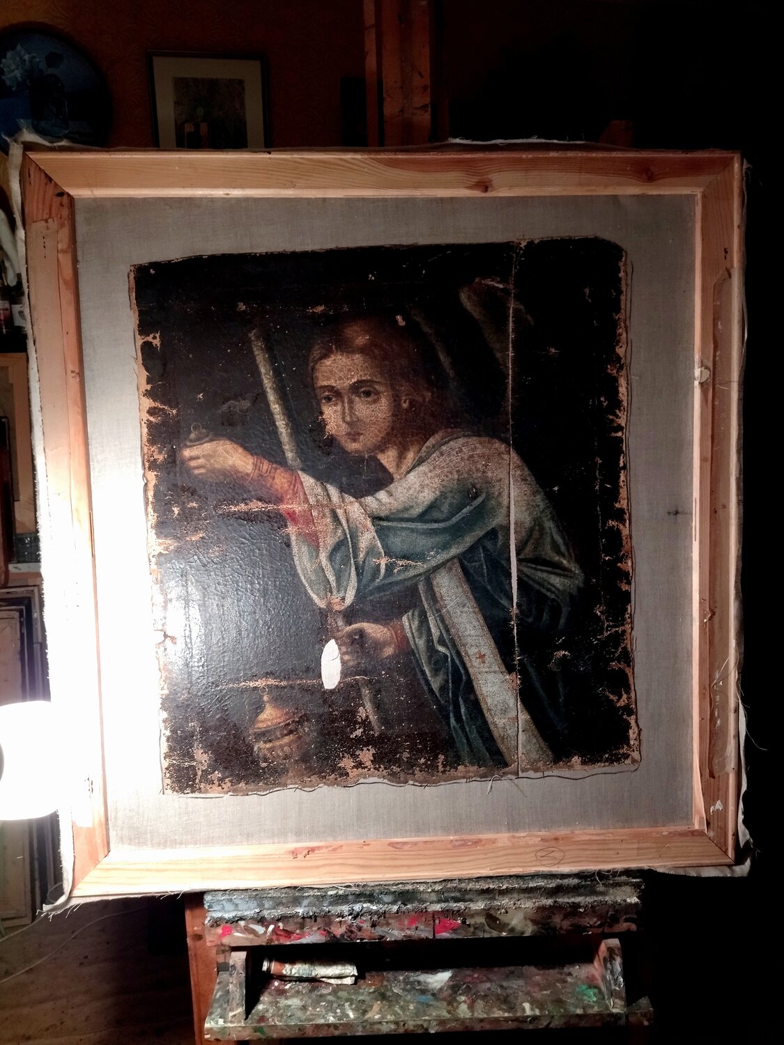 икона, иконы, картины, изуродованные иконы