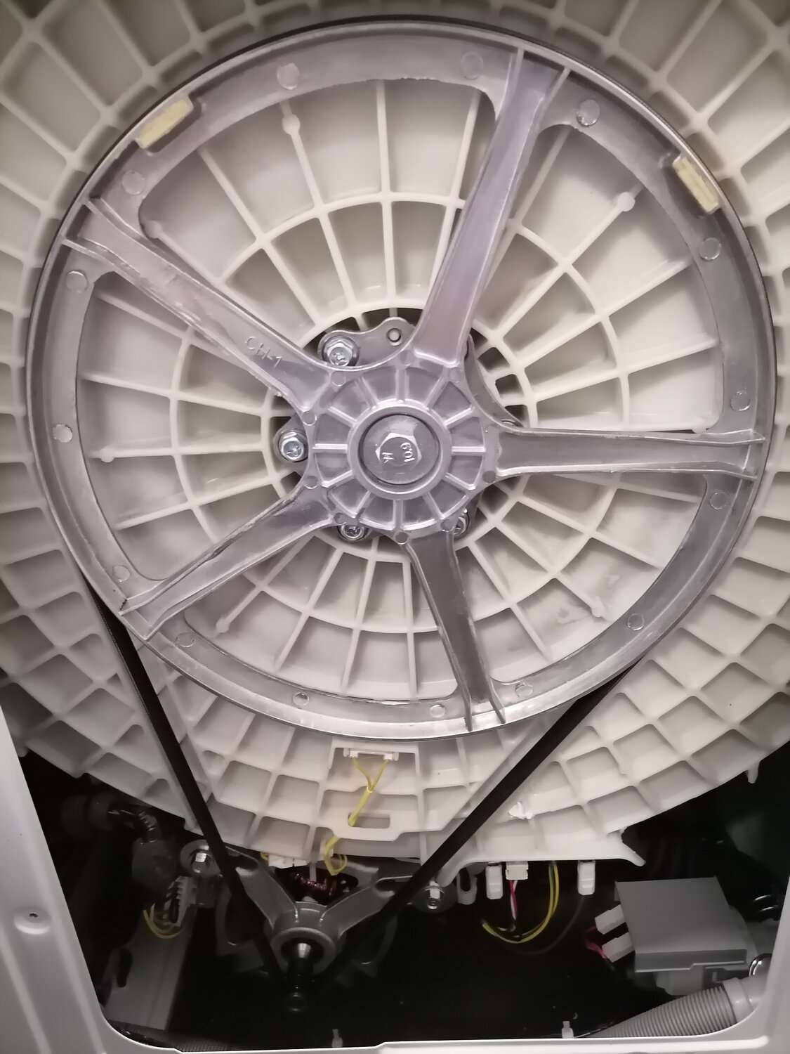 стиральная машина с сушкой candy row42646dwmc-07, стиральная машина с вертикальной загрузкой, шкив стиральной машины, шкив барабана стиральной машины, вертикальная стиральная машина