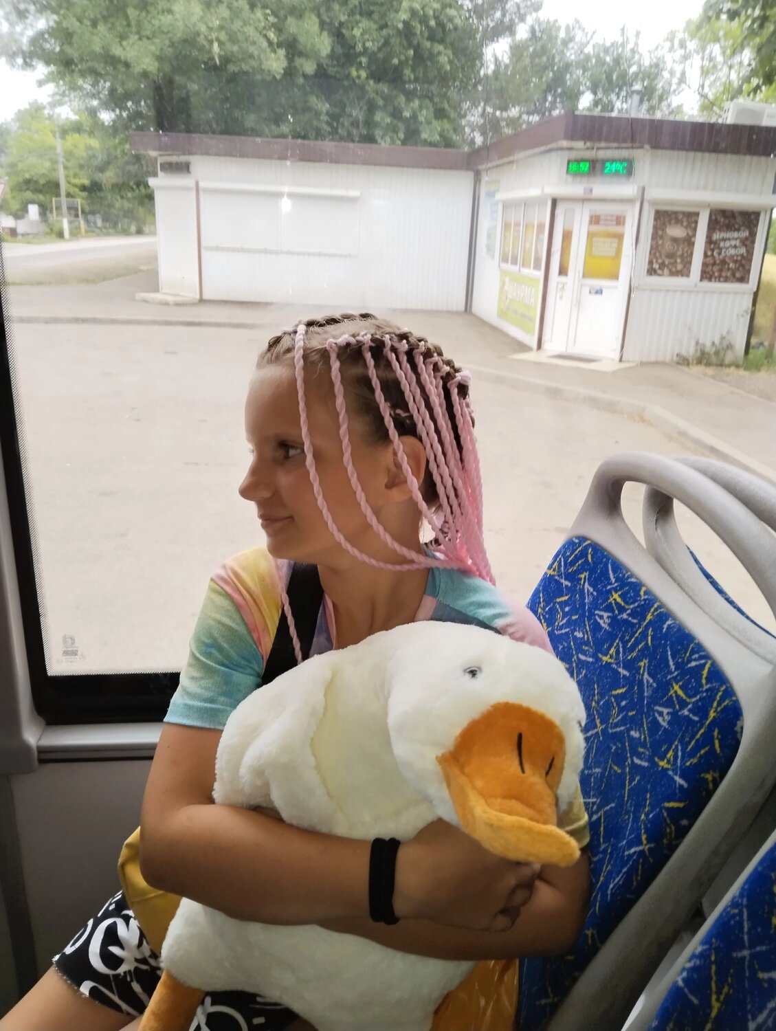 девочка, игрушка гуся, игрушка гусь обнимусь 130 см, гусь обнимусь 130 см, анна бочкова москва