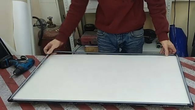 панель светодиодная, техника, световая панель своими руками, пол, пвх пленка led панели