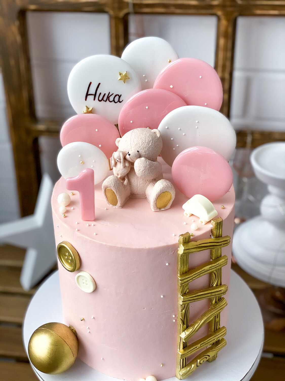 стильный торт для девочки, торт, розовый торт, cake, торт воздушный