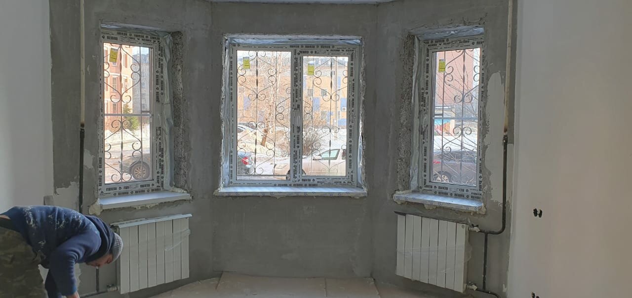 квартира, комната, окно, квартира черновая отделка, жилье