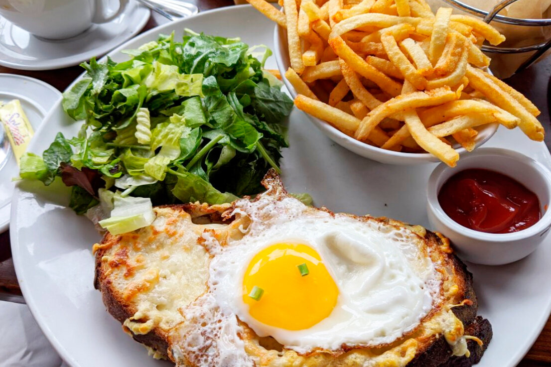 английский завтрак, завтрак, завтрак по-французски, еда, французский завтрак крок месье