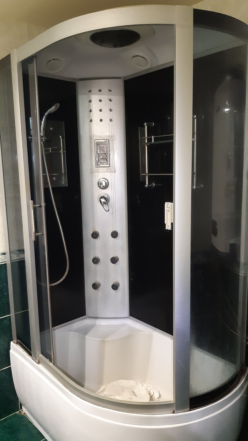 душевая кабина, большая душевая кабина, душевая кабина т005 bw, душевая кабина 2021, душевая кабина 60х80