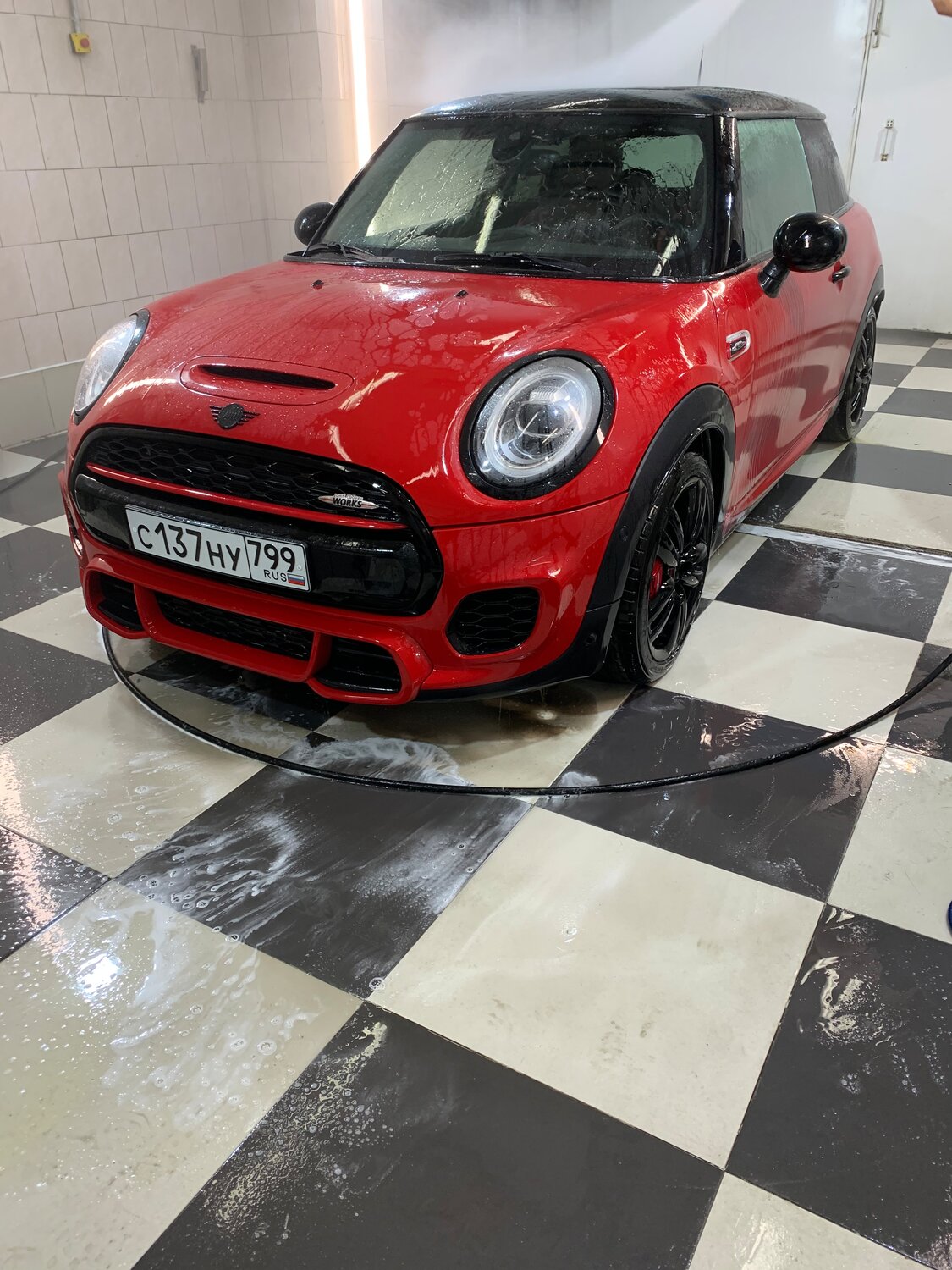mini cooper jcw оранжевый, мини купер jcw 2018, mini cooper hatch f56 красный антихром, mini hatch jcw 2018, MINI Coupe