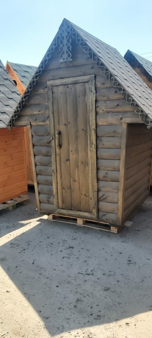 Установка дачного туалета на блоки - 81 фото