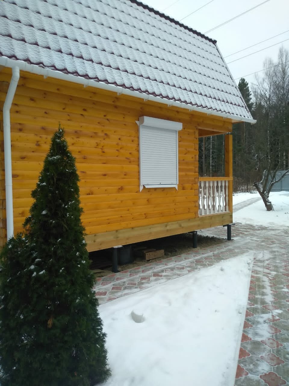 тюменская область, нижнетавдинский р-н, с. тюнево,, баня из бруса 200х200 под ключ, садовый домик, баня из профилированного бруса 6х5, садовый дом