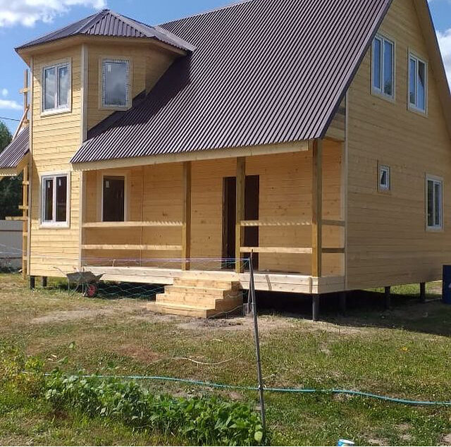 каркасный дом, деревянный дом, мечтаево проекты домов из бруса, строительство загородного дома, дом