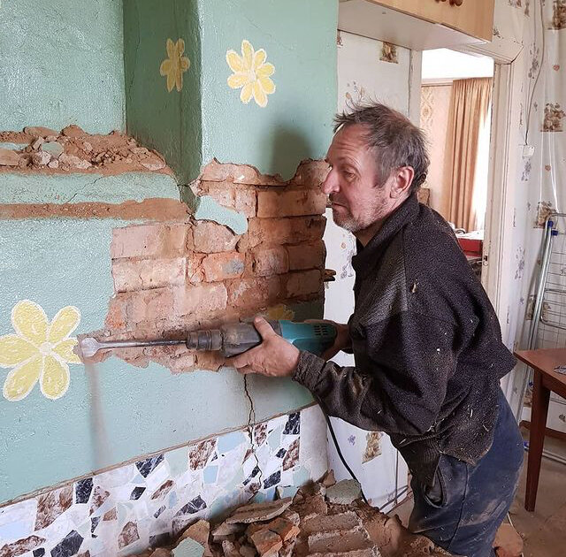 штукатурка помещений, стен, механизированная штукатурка санузла, штукатурка, штукатурим по газобетонным блокам цементнопесчанным раствором