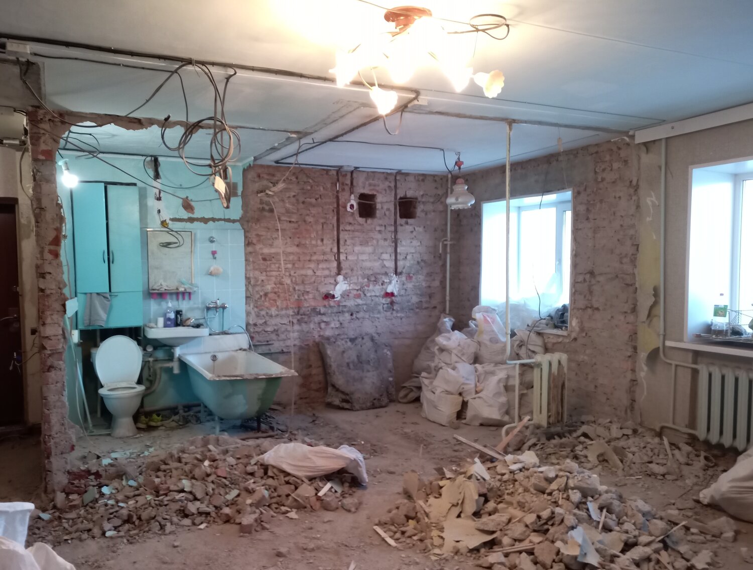перепланировка, демонтаж стен, перепланировка хрущевки, квартира, перепланировка квартиры
