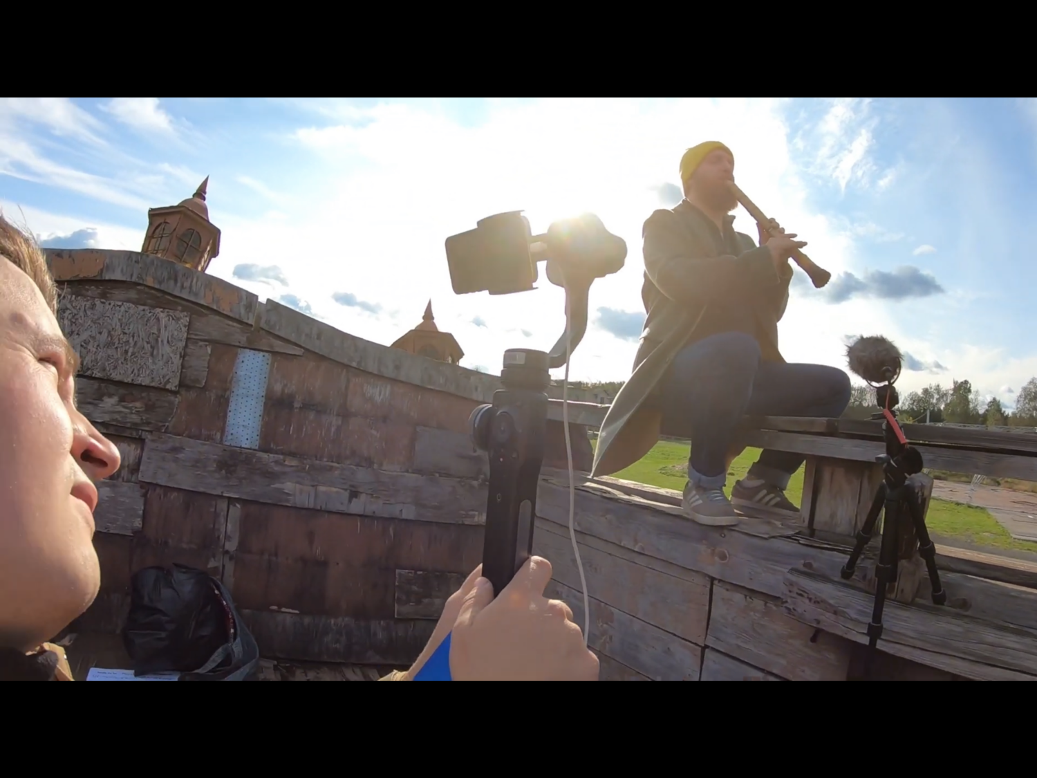 человек, люди, военный, крыша, people