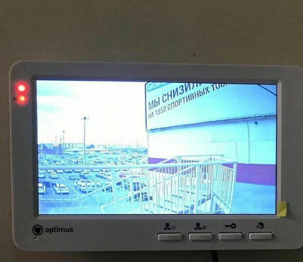 видеодомофон optimus vm-e7, optimus vm-e7, ctv-dp4101ahd, телевизор, монитор