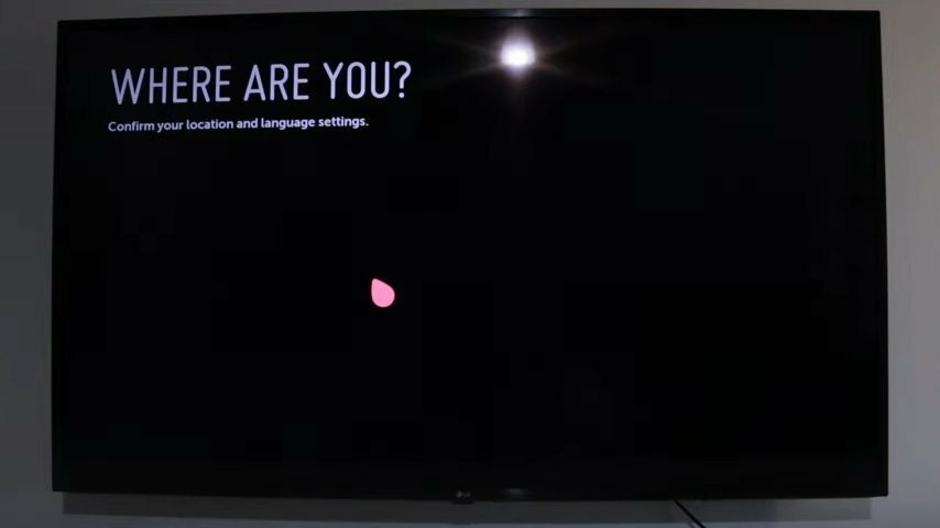 телевизор, экран, засветка экрана телевизора, ошибка на телевизоре, lg 43lj610