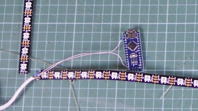 ардуино нано и ws2812b, arduino, arduino nano, ambilight подсветка arduino, светодиодная лента