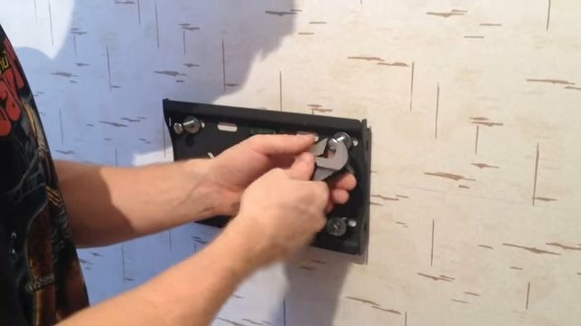 монтаж кронштейна для телевизора на стену, стен, монтаж розеток анам, установка кронштейна, настенный кронштейн