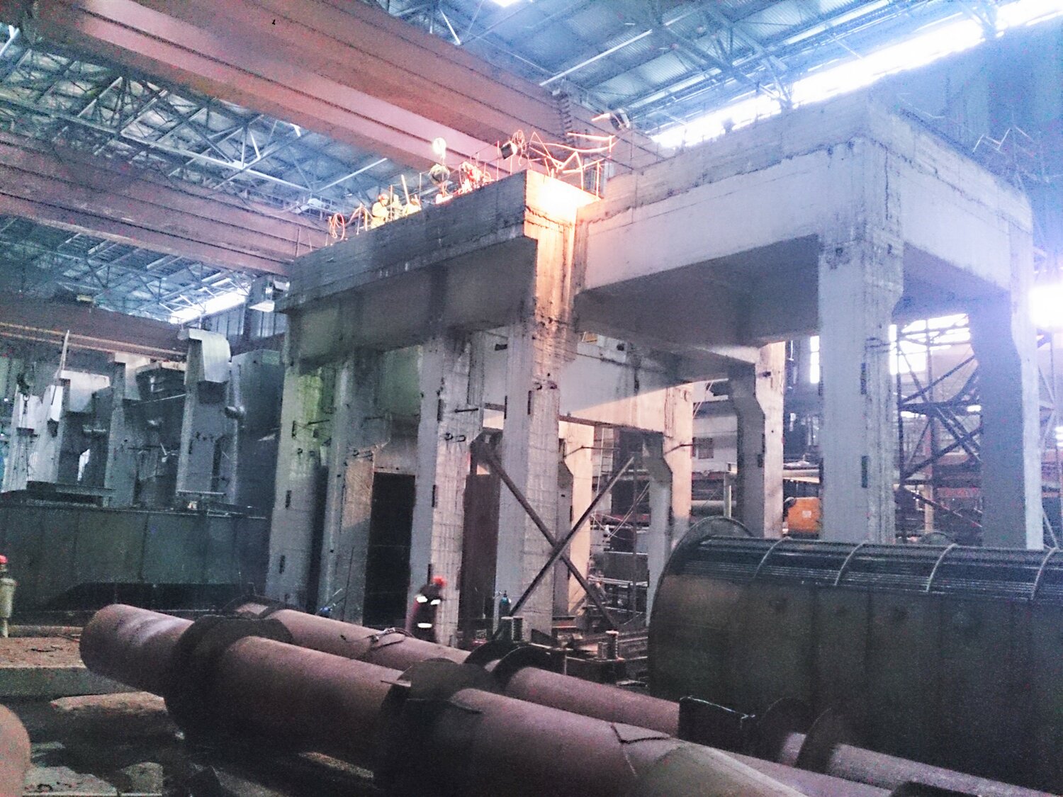 сургутская грэс-2 изнутри, металлургический завод в алчевске стан 600, металлургический завод петросталь, фабрика окомкования михайловский гок, бурибаевский горно-обогатительный комбинат