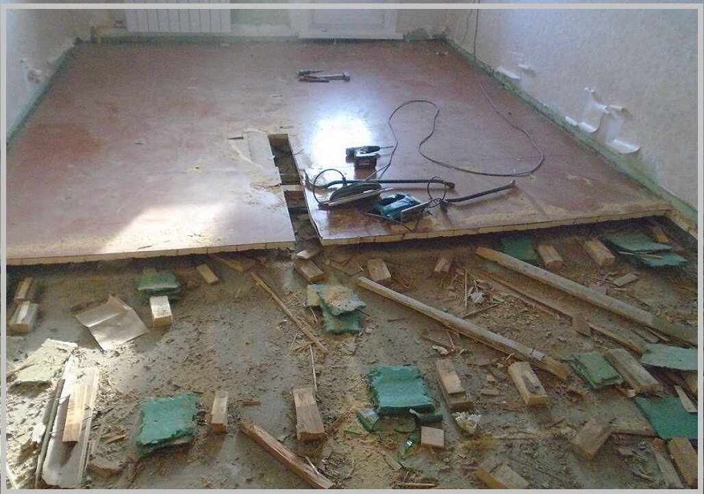 демонтаж пола, демонтаж деревянного пола, демонтаж старого пола, пола, пол