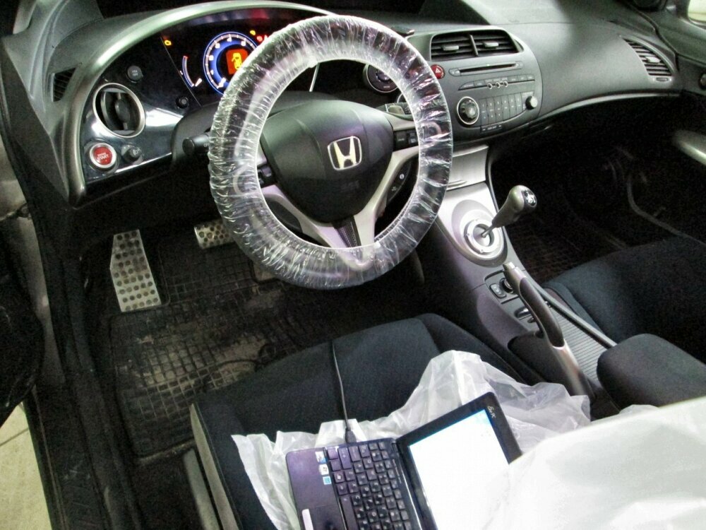диагностический разъем хонда цивик 2007, автомобиль, авто, чип тюнинг, Honda Civic Type R VIII Рестайлинг