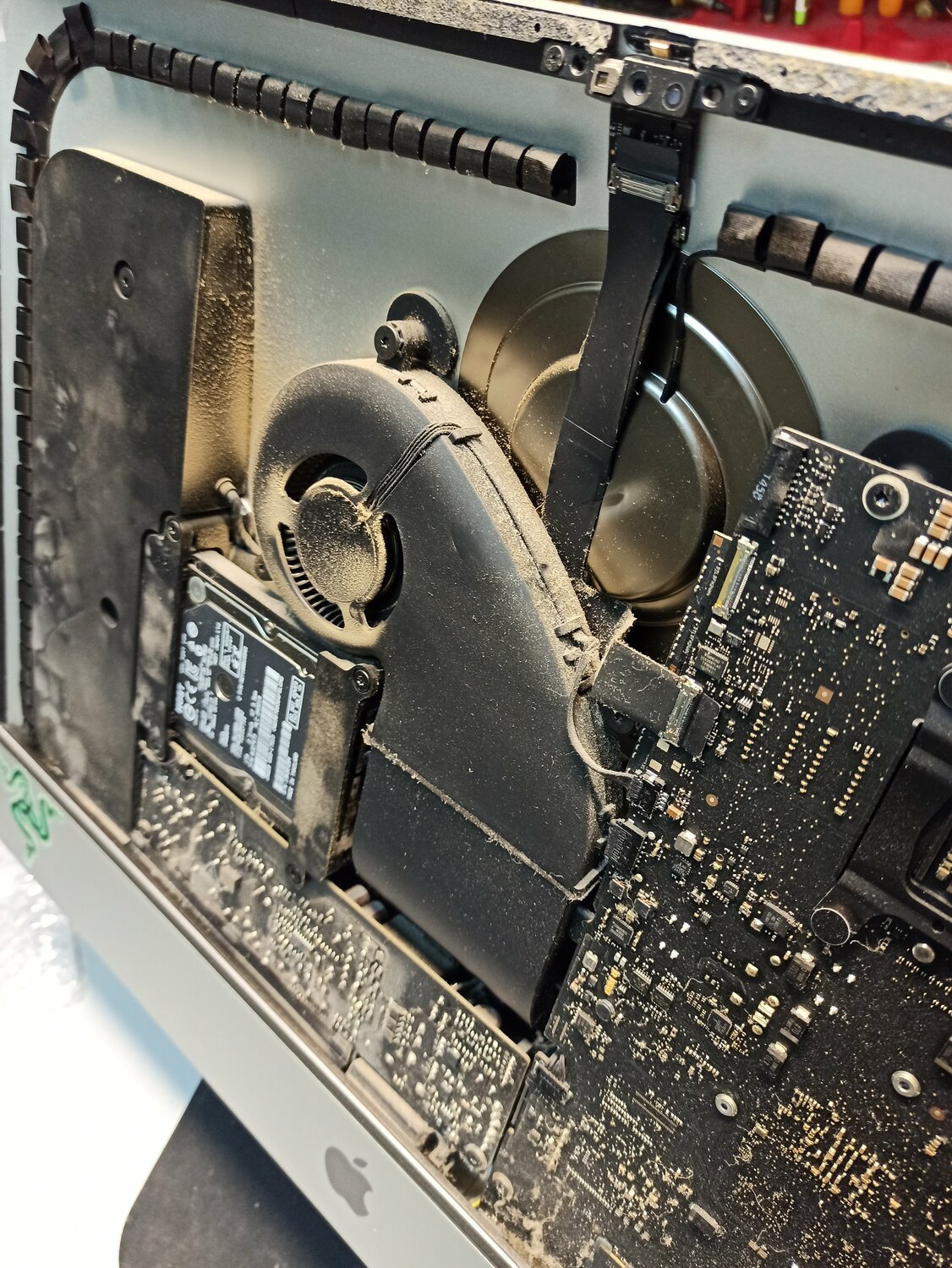 техника, родная оперативная память imac 21.5 2017, imac, чистка imac от пыли, imac 2013 27 жесткий диск