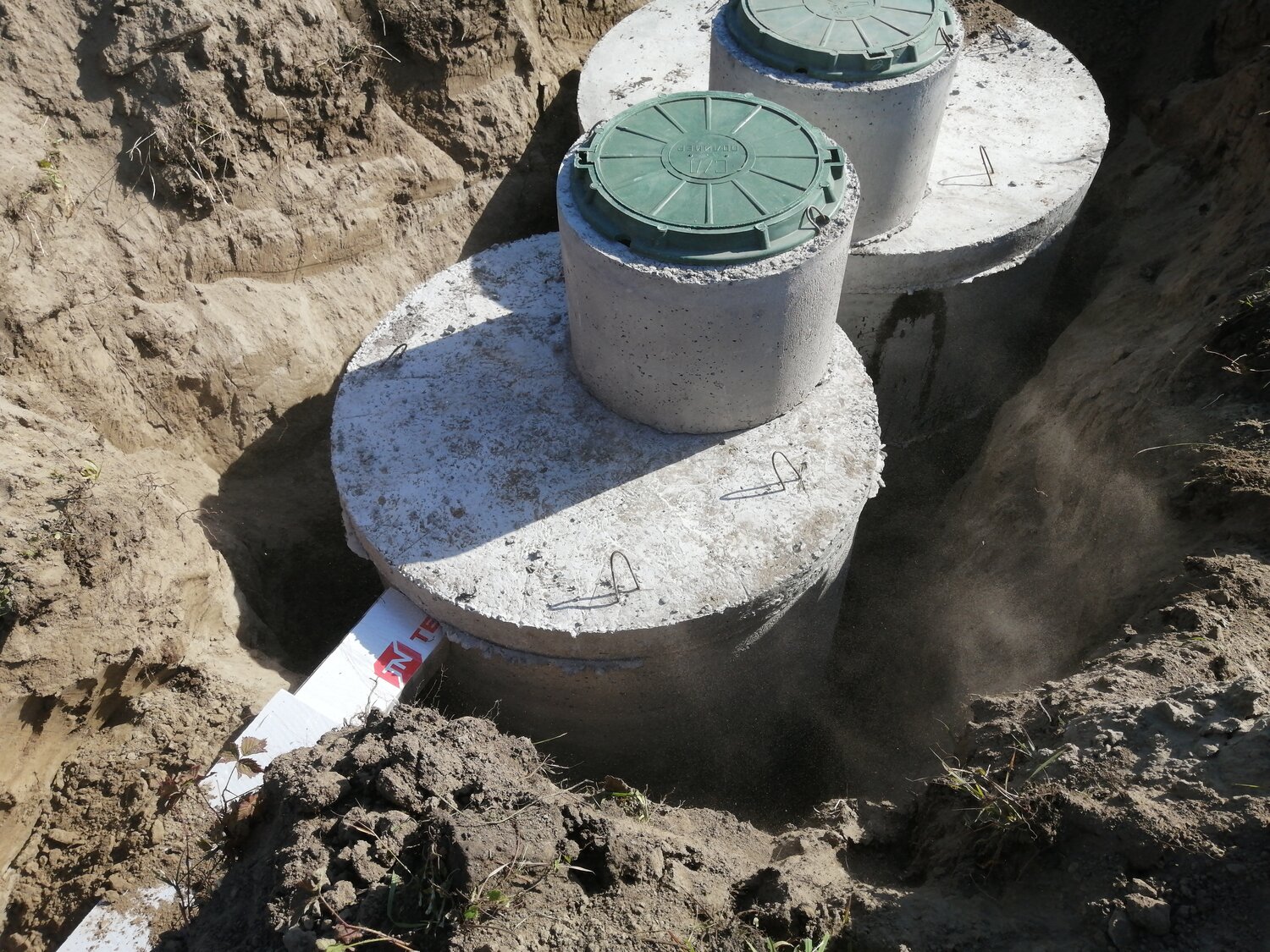 Демонтаж септика из бетонных колец - 81 фото