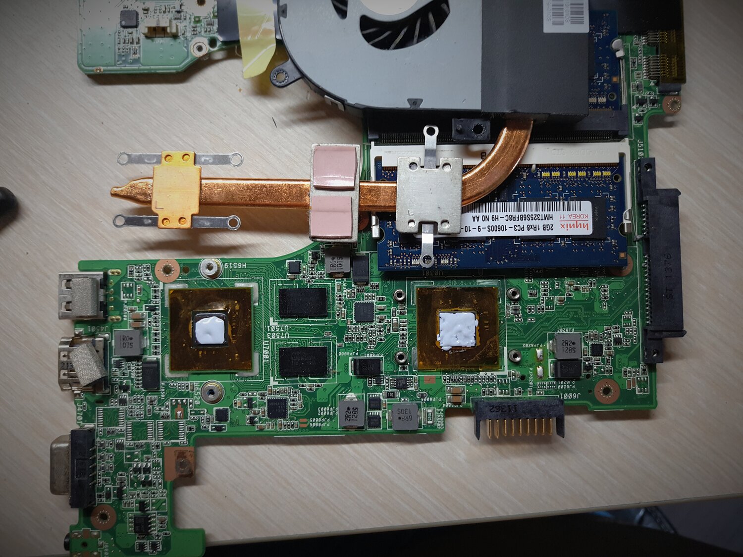 материнская плата ноутбука, m51t материнская плата, asus 1215n vx6, материнская плата, плата ноутбука