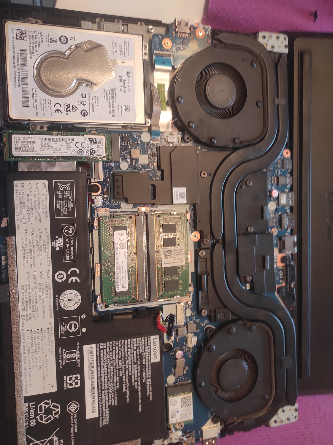 lenovo legion 5i 15imh05h, lenovo legion y540 охлаждение, lenovo legion 5 motherboard, lenovo legion y 530, clevo p870km