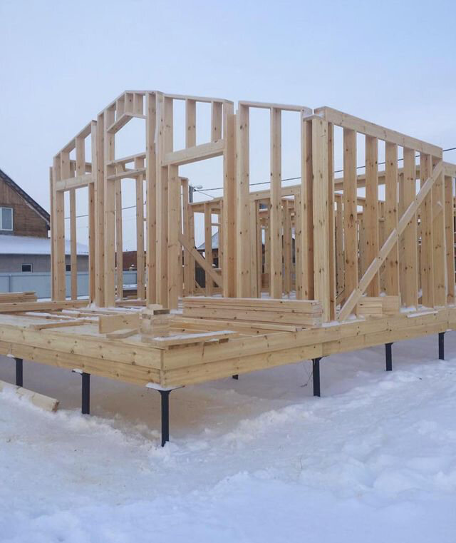 Строительство быстровозводимого дома
