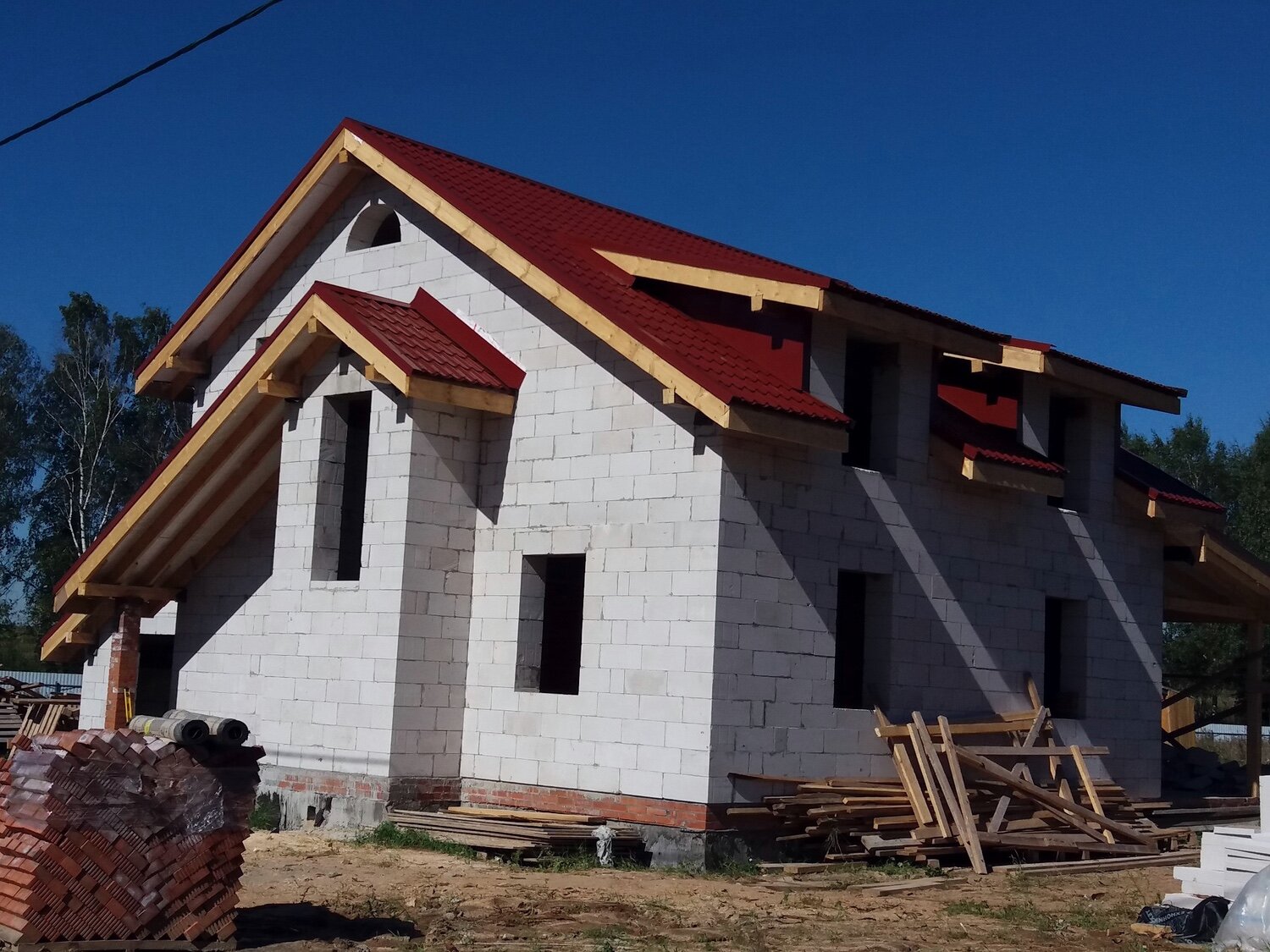 дом из газобетона, дом из газосиликатных блоков, постройка дома из пеноблоков, строительство домов из газобетона, дом из пеноблоков